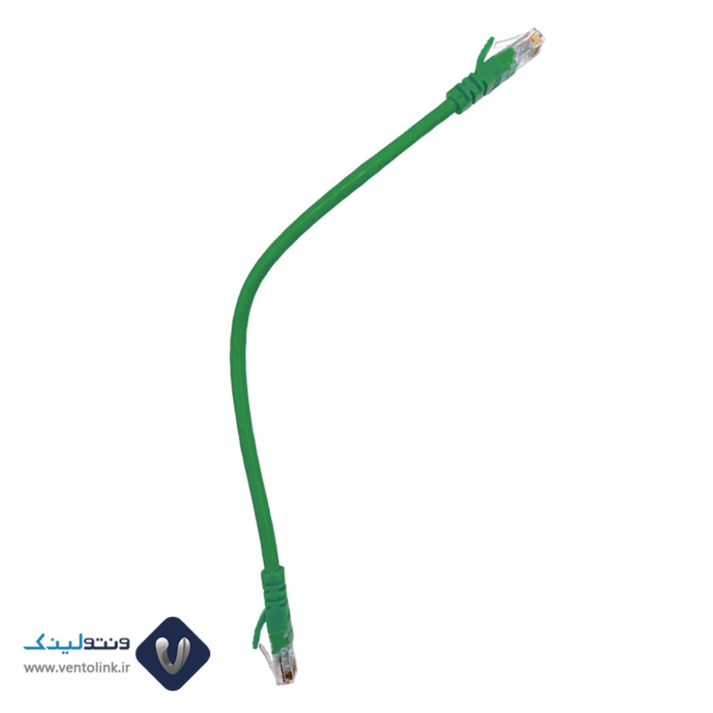 خرید پچ کورد لگراند 0.5 متری Cat6 UTP سبز LSZH